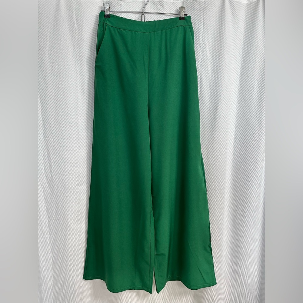 Emerald Green Wide leg Pants